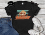 Quiet Frontier Retro Camper T-Shirt