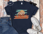 Quiet Frontier Retro Camper T-Shirt