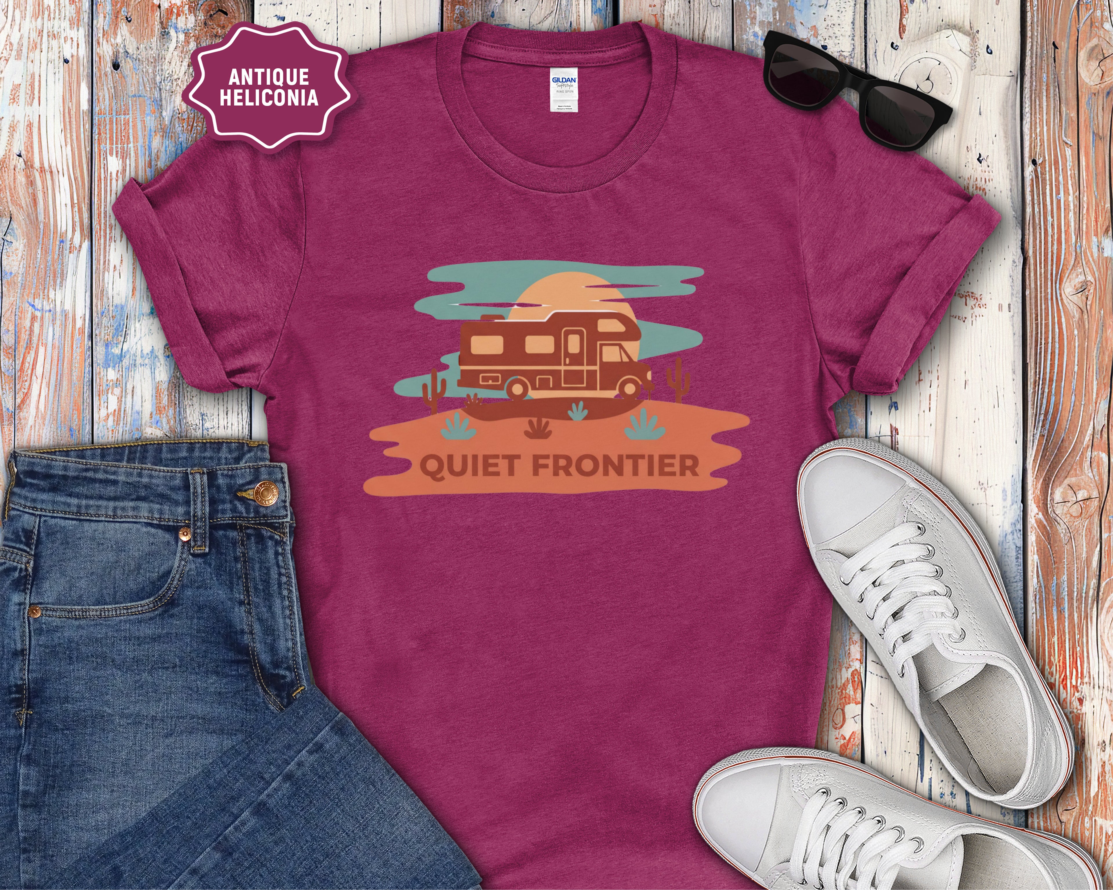 Quiet Frontier Class C RV T-Shirt