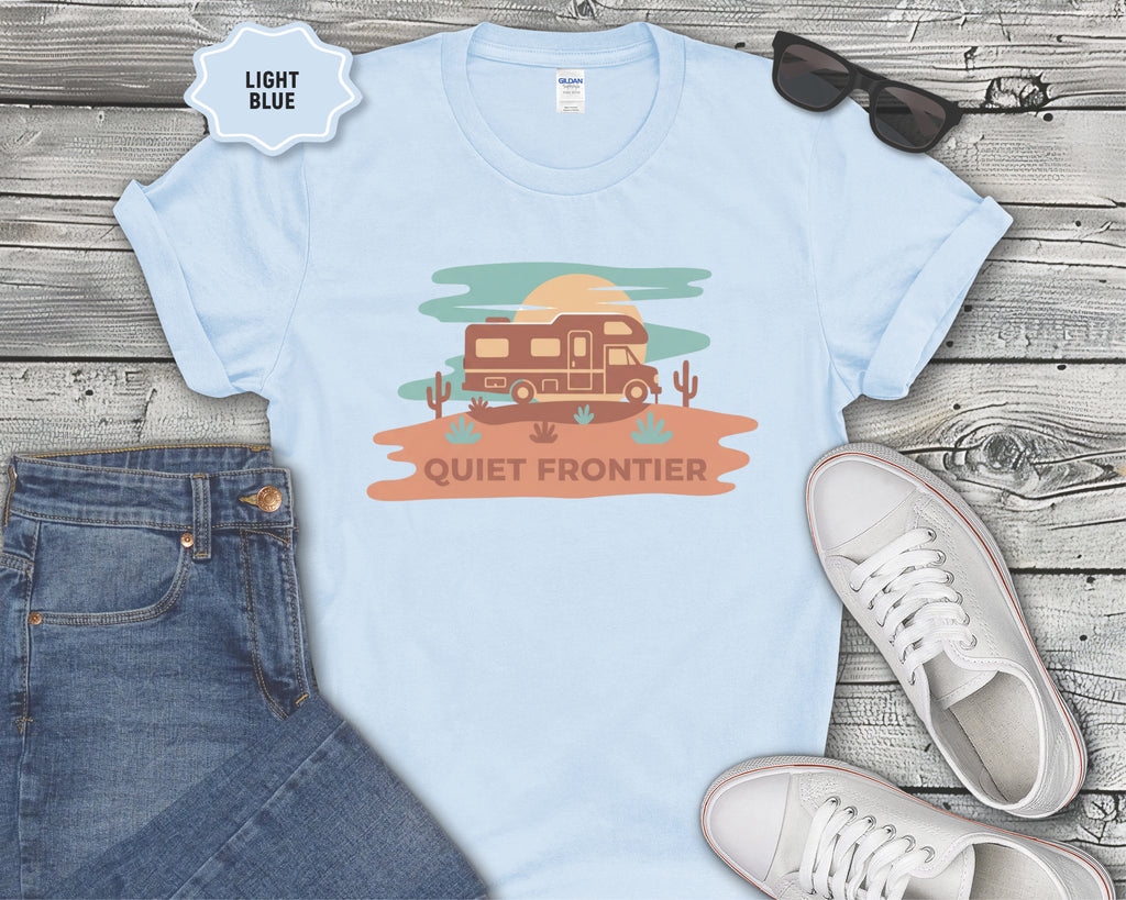 Quiet Frontier Class C RV T-Shirt
