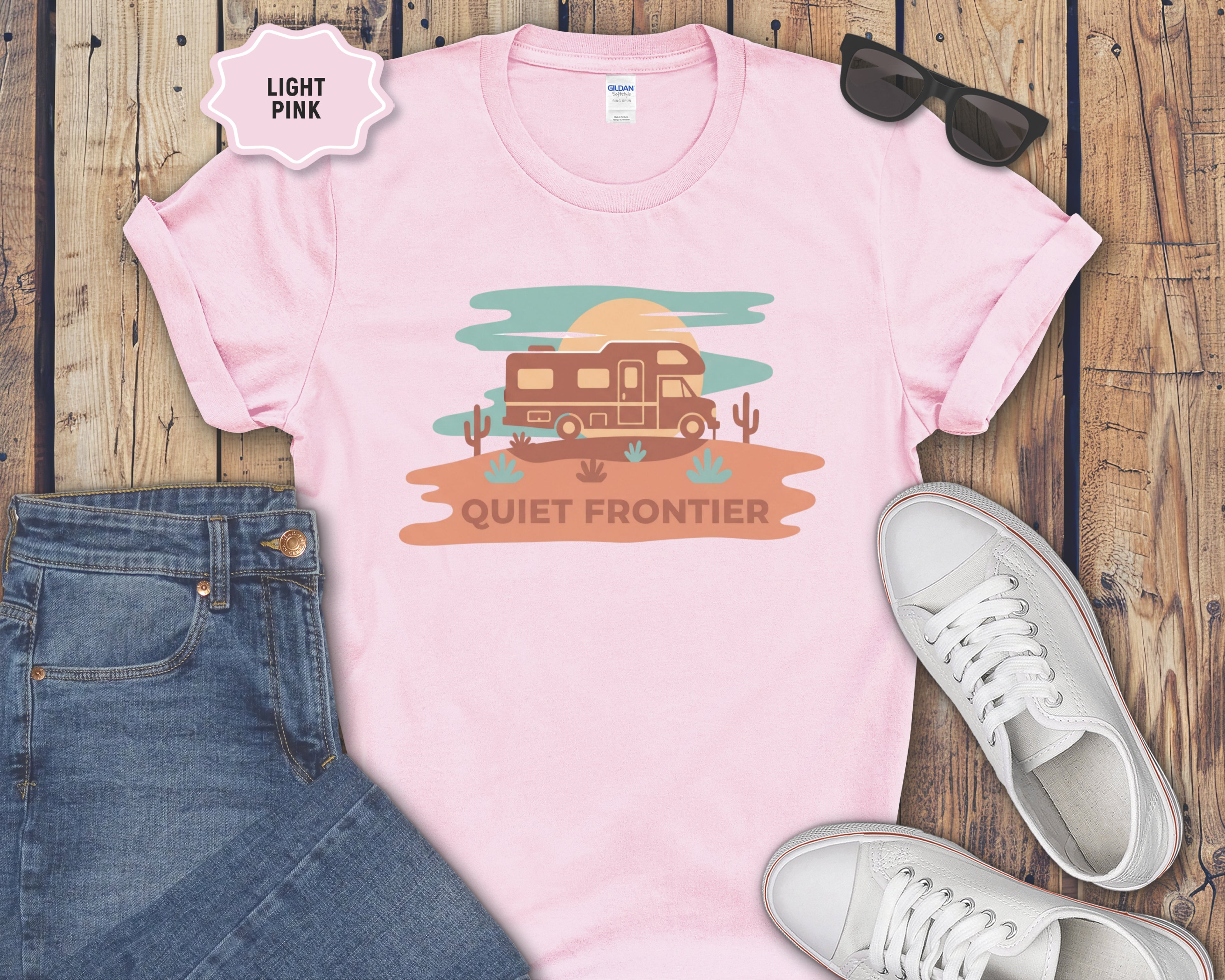 Quiet Frontier Class C RV T-Shirt