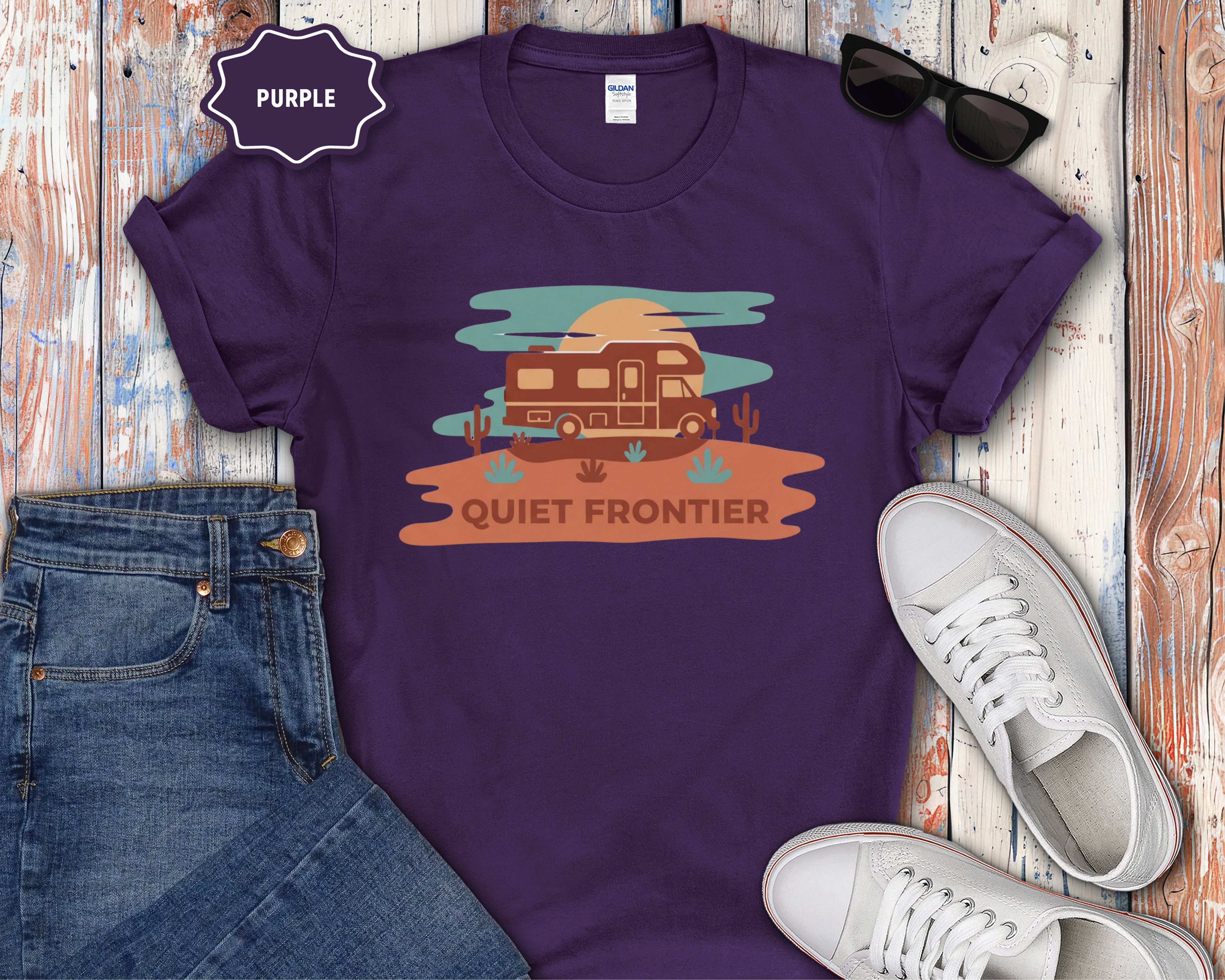 Quiet Frontier Class C RV T-Shirt