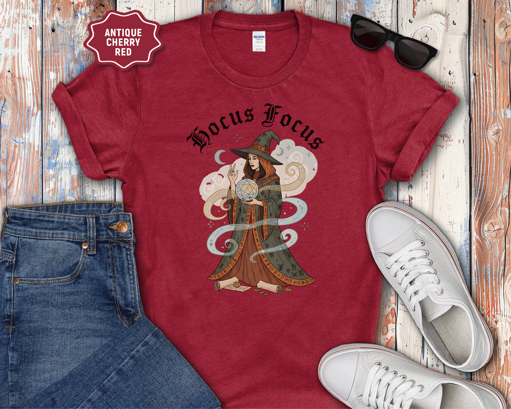 Hocus Focus Vintage Witch T-Shirt