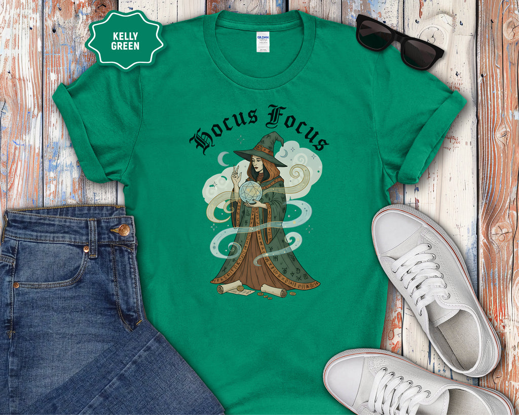Hocus Focus Vintage Witch T-Shirt