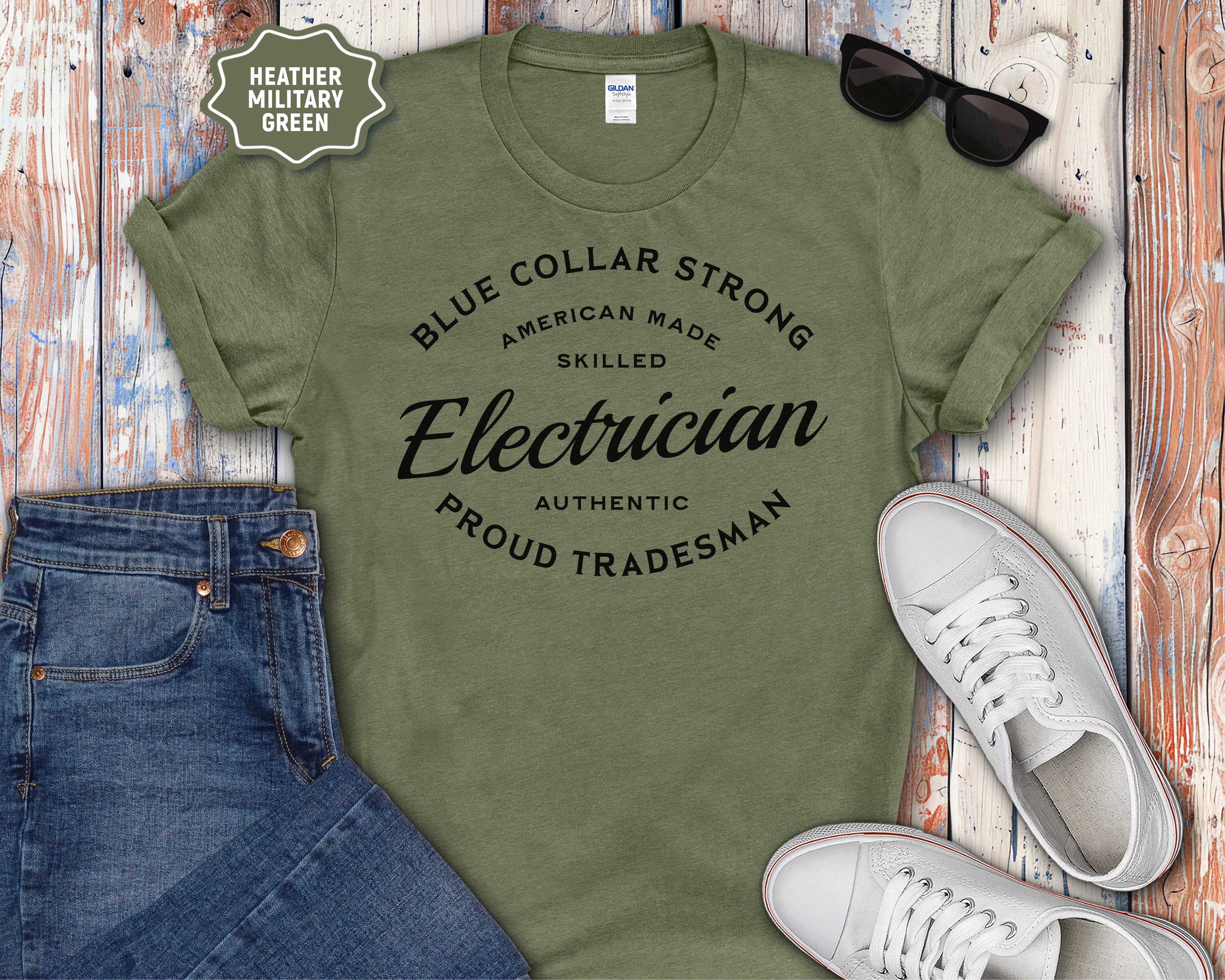Electrician Tradesman Work Shirt