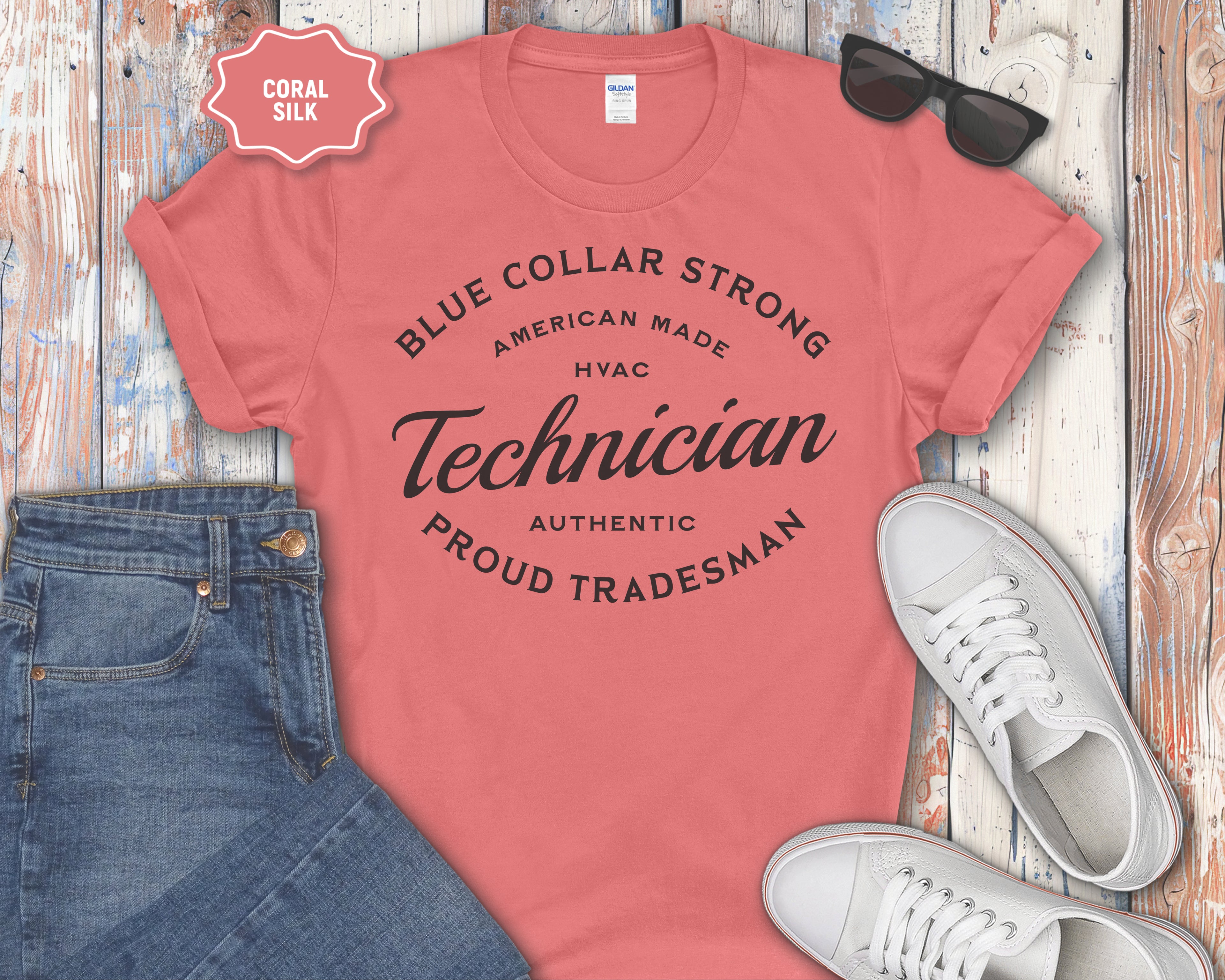 HVAC Proud Tradesman Work Shirt
