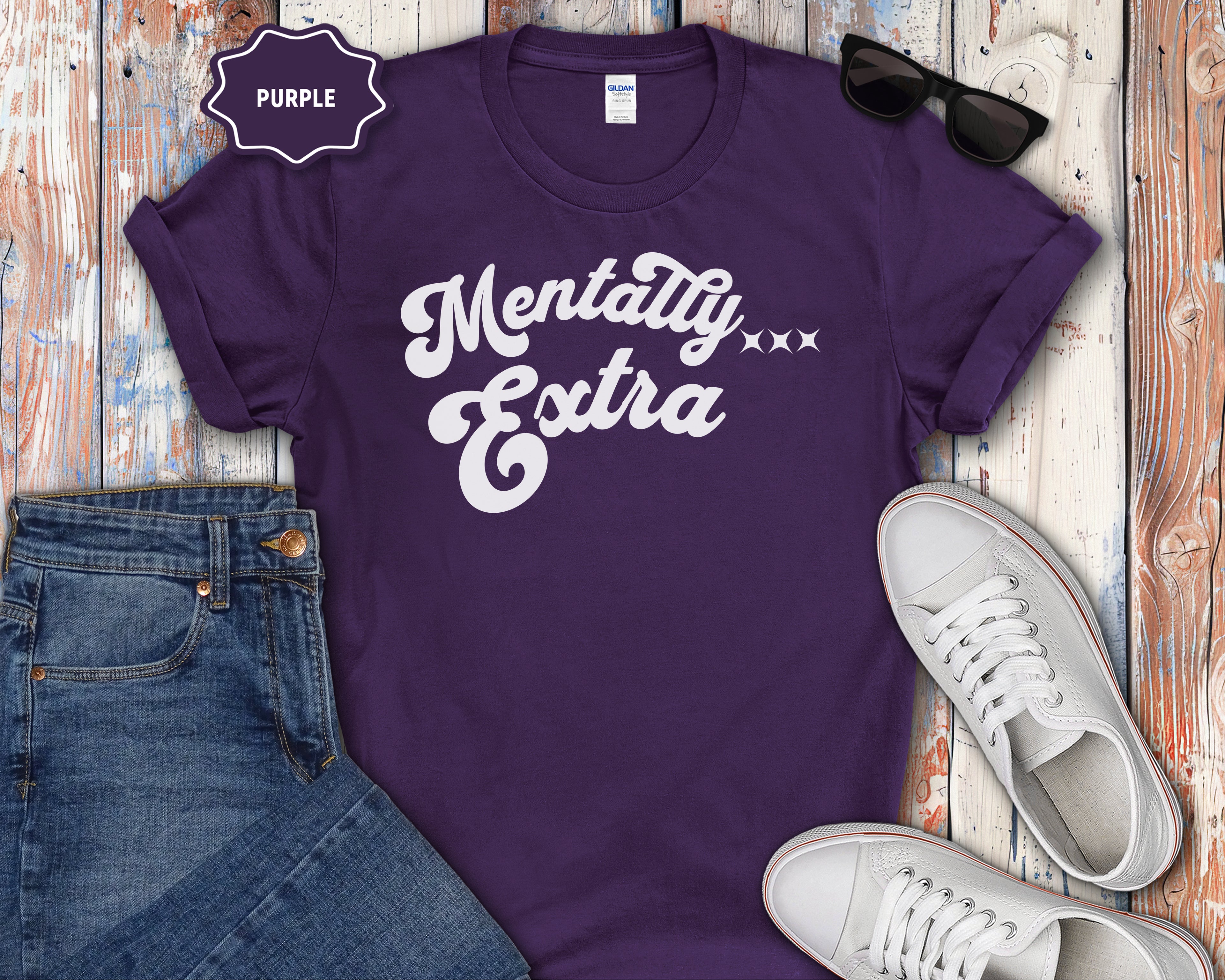 Mentally Extra Graphic T-Shirt