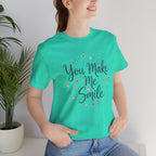 You Make Me Smile Tee | handwritten doodle, sketch aesthetic
