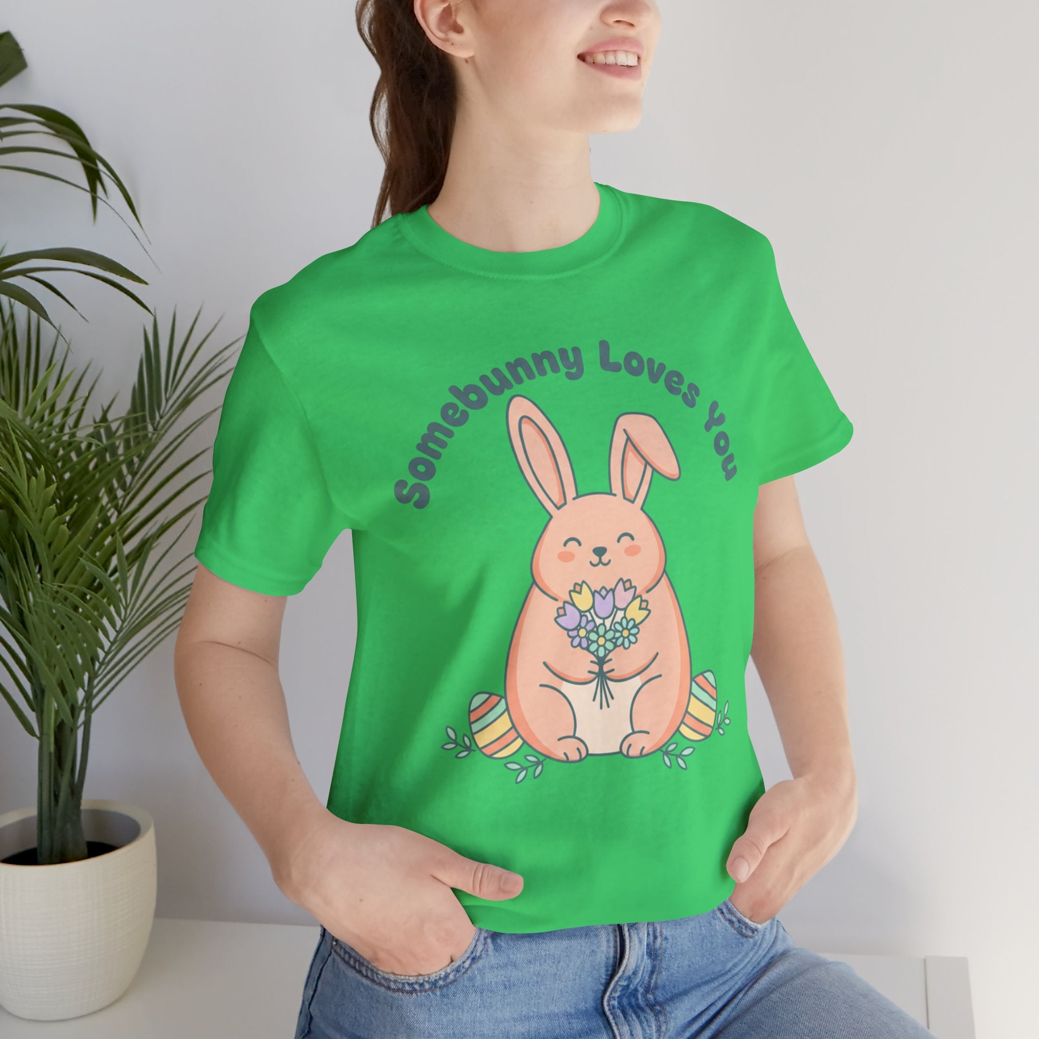 Somebunny Loves You Easter Tee — Cute Bunny Holiday Shirt