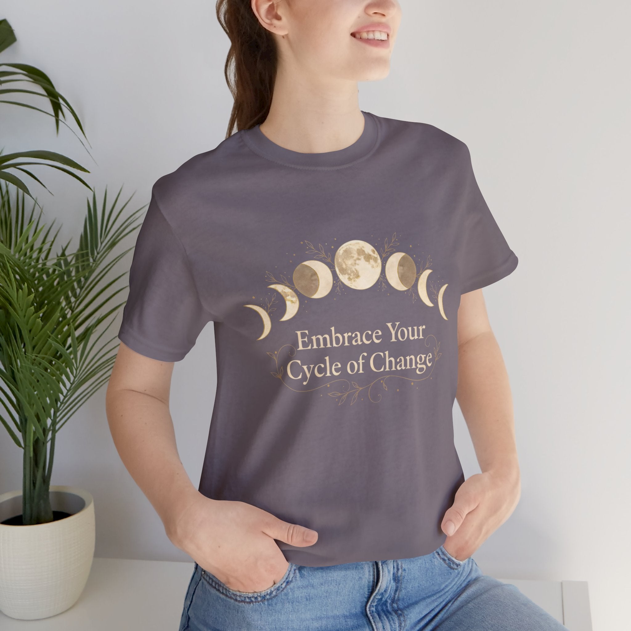 Moon Phase Ritual Tee | celestial wellness, lunar cycle