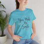 You Make Me Smile Tee | handwritten doodle, sketch aesthetic