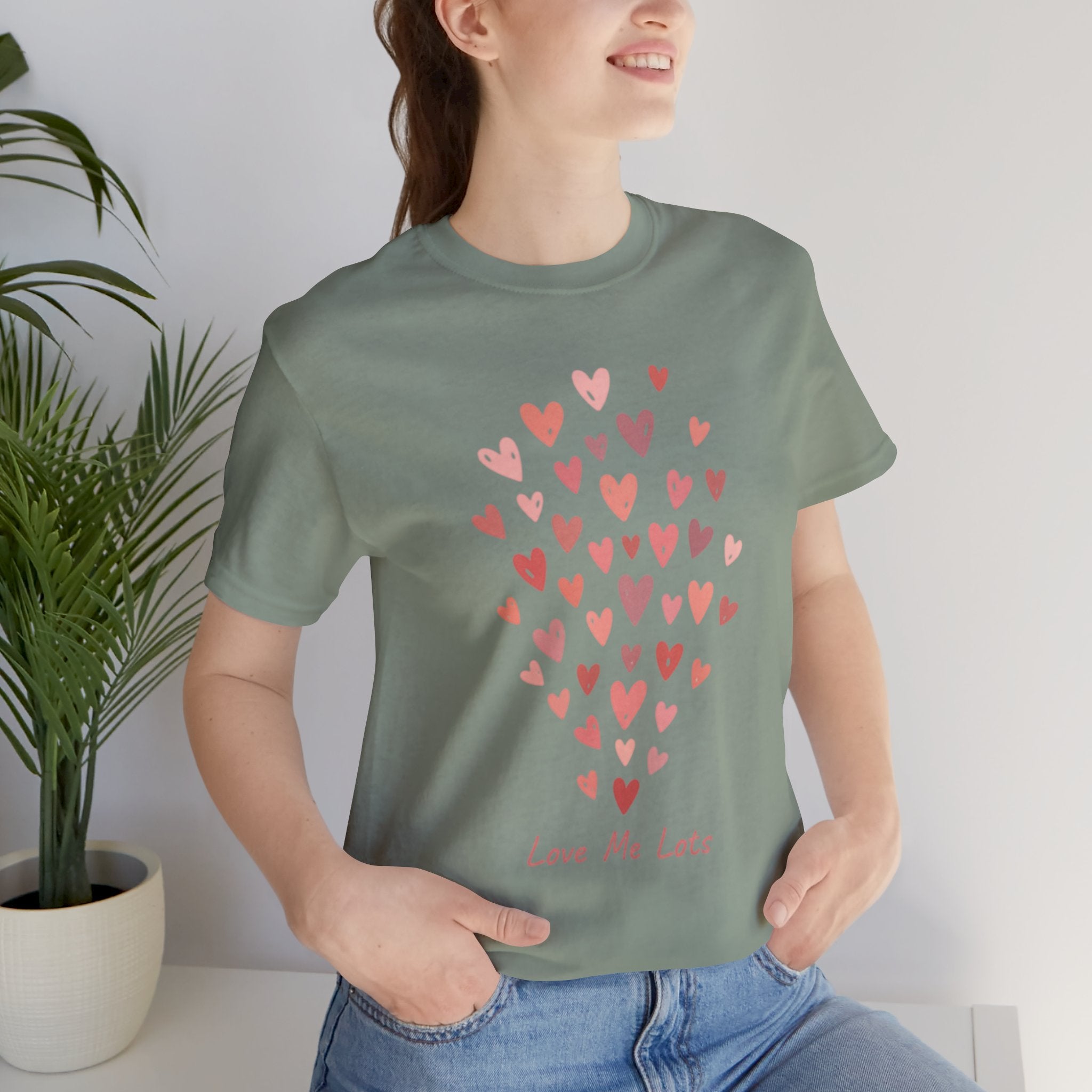 Love Me Lots Tiny Heart Valentine Shirt Tee