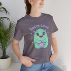 You're Loved Cute Monster Tee | kawaii therapy monster, pastel comfort