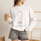 Social Battery Crash Sweatshirt