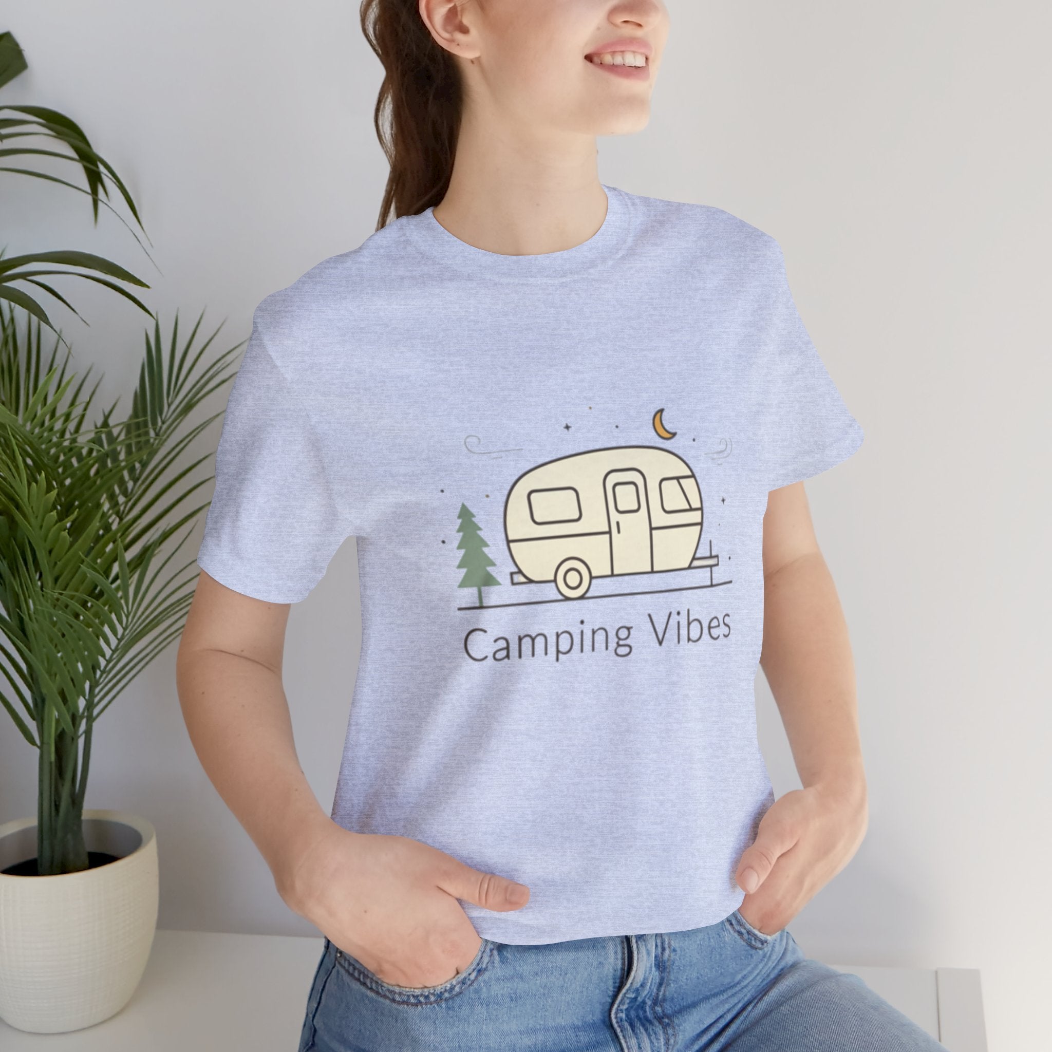 Camping Vibes T-Shirt — Retro Camper Graphic Tee