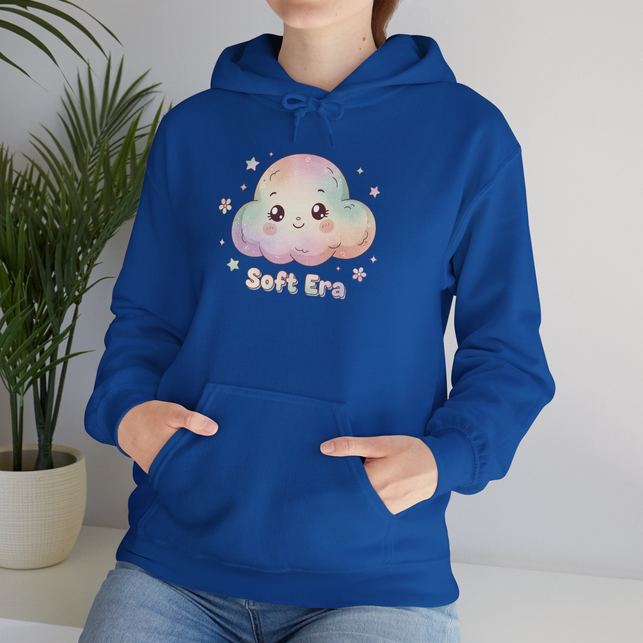 gentle cloud creature hoodie | wholesome surrealism, pastel kawaii