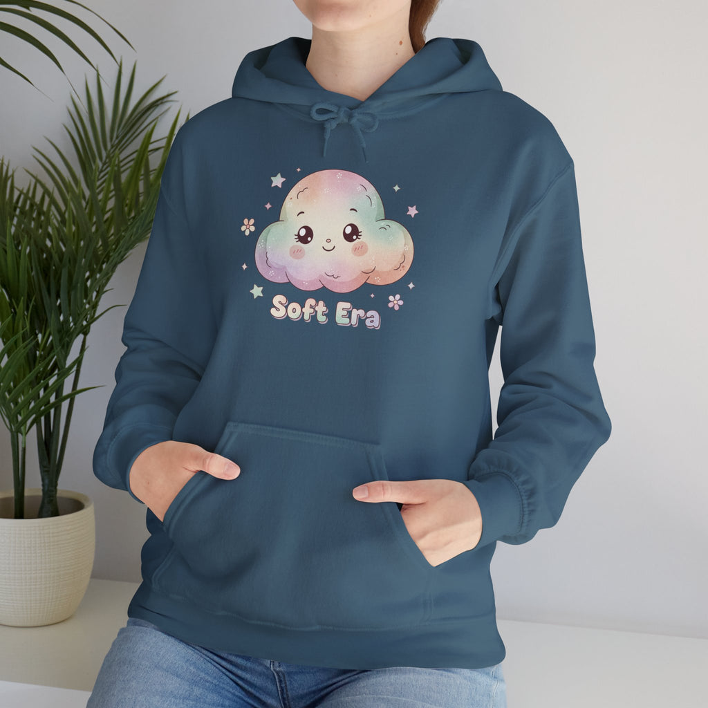 gentle cloud creature hoodie | wholesome surrealism, pastel kawaii