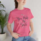 You Make Me Smile Tee | handwritten doodle, sketch aesthetic