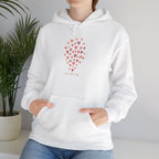 Love Me Lots Tiny Heart Cluster Hoodie