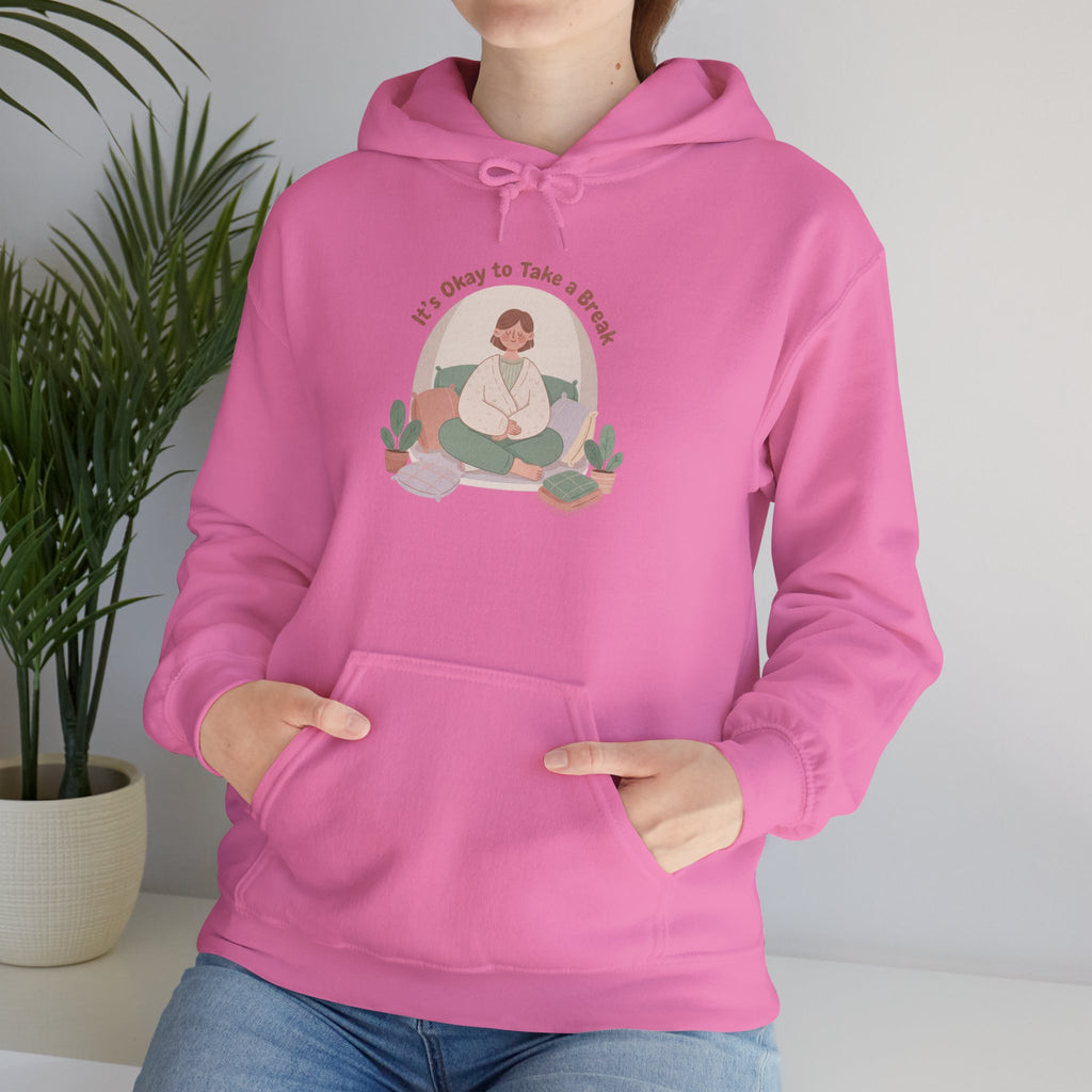 careful with me hoodie | burnout & mental health, self care sweatshirt