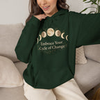 "Embrace Your Cycle of Change" Spiritual Graphic Sweatshirt