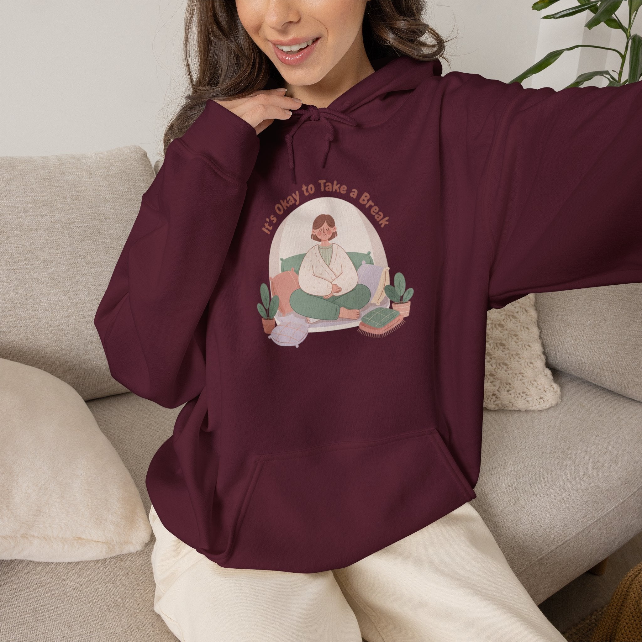 'It's Okay to Take a Break' Comfort Sweatshirt
