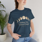 Moon Phase Ritual Tee | celestial wellness, lunar cycle