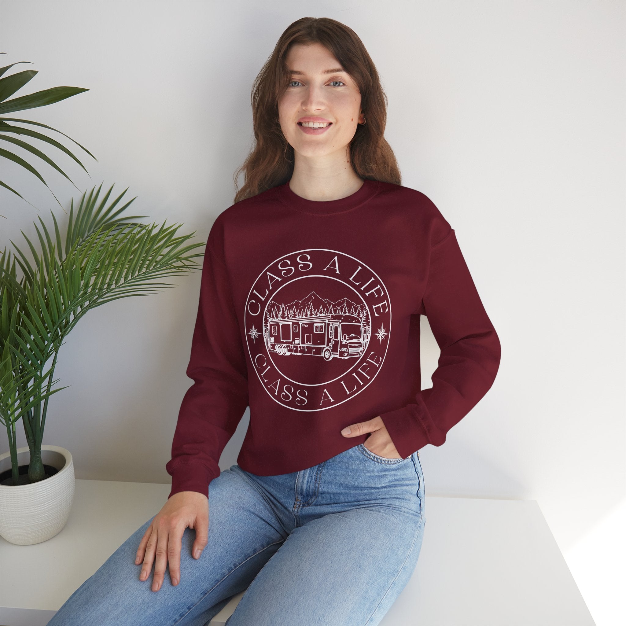 Class A Life RV Circle Graphic Sweatshirt