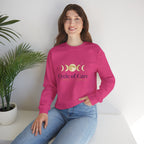 Cycle of Care Moon Phases Sweatshirt | celestial wellness, ritual calendar