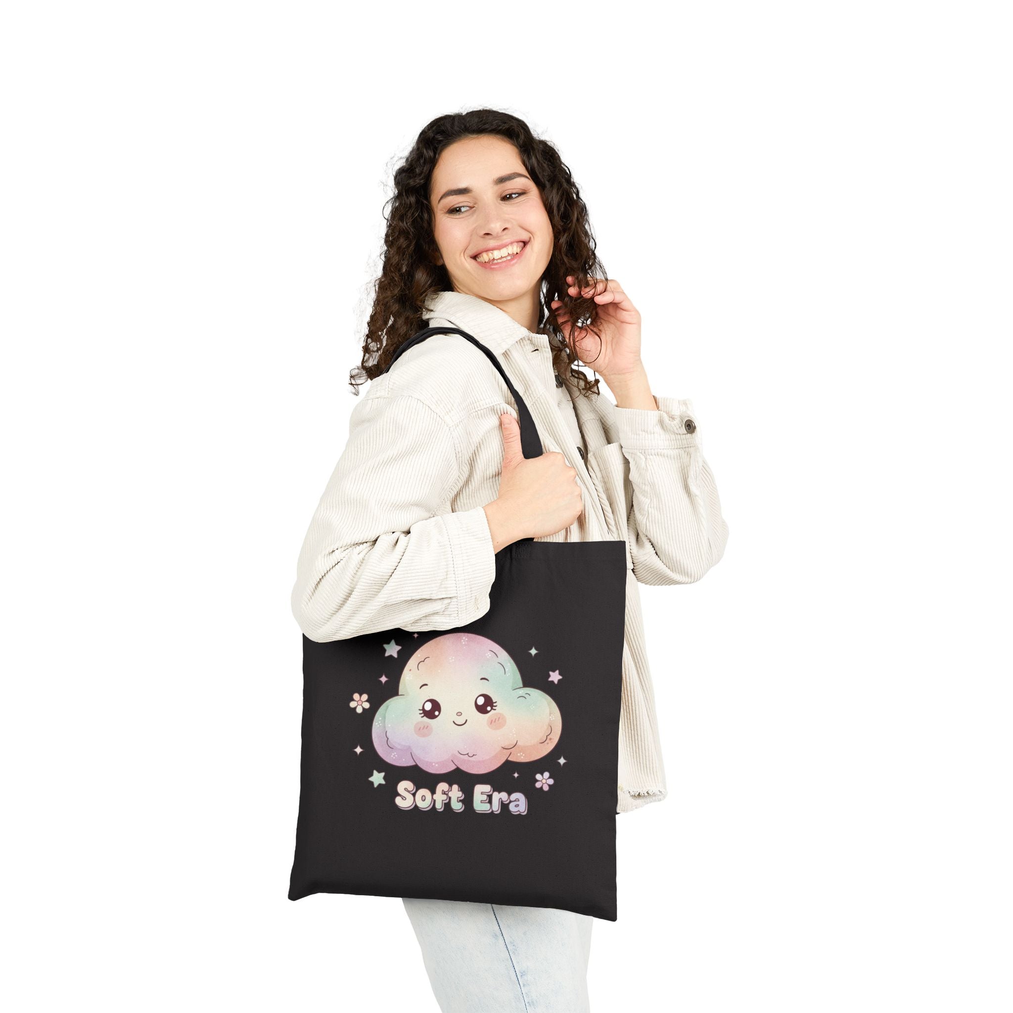 gentle cloud illustration Tote | Wholesome Surrealism, pastel kawaii design