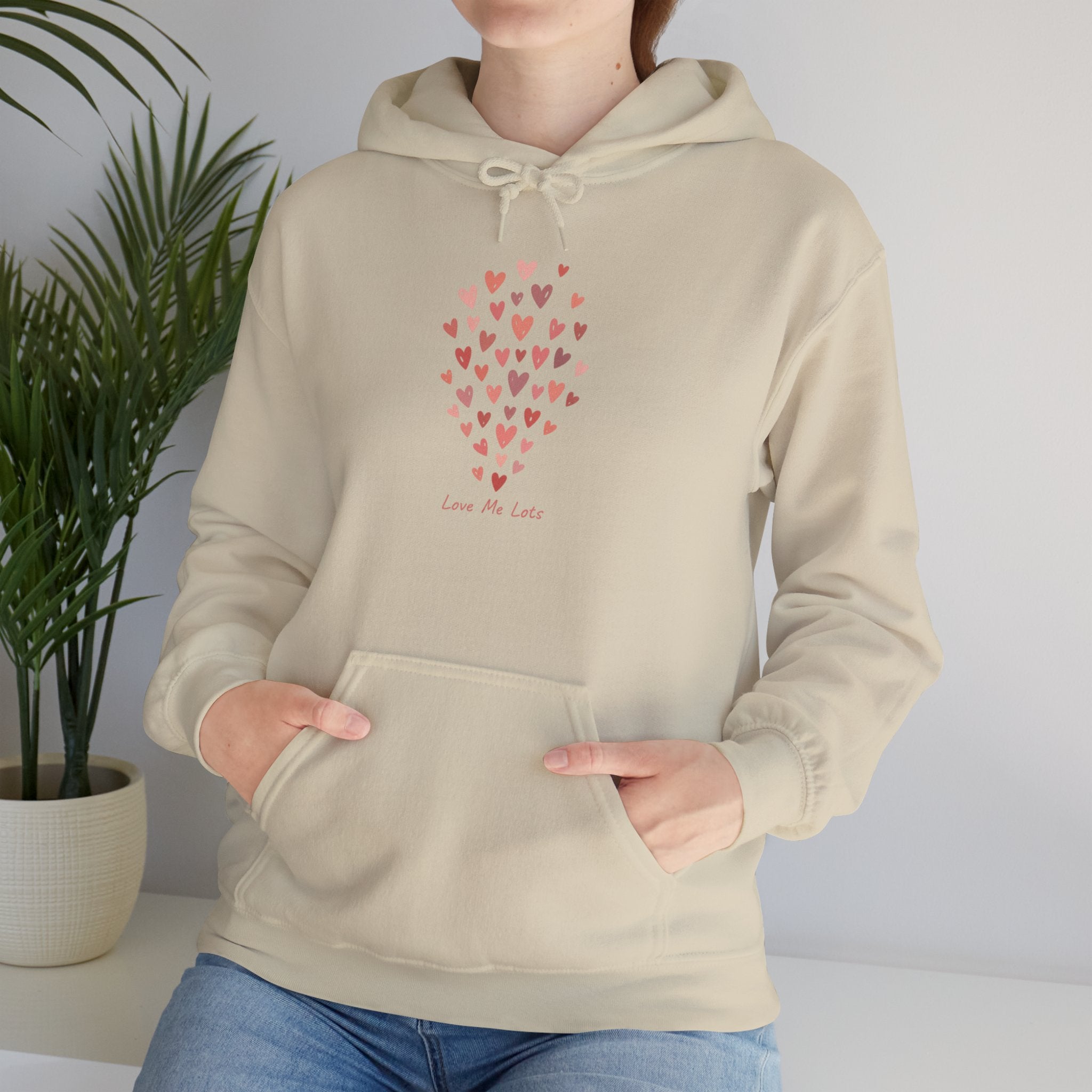 Love Me Lots Tiny Heart Cluster Hoodie
