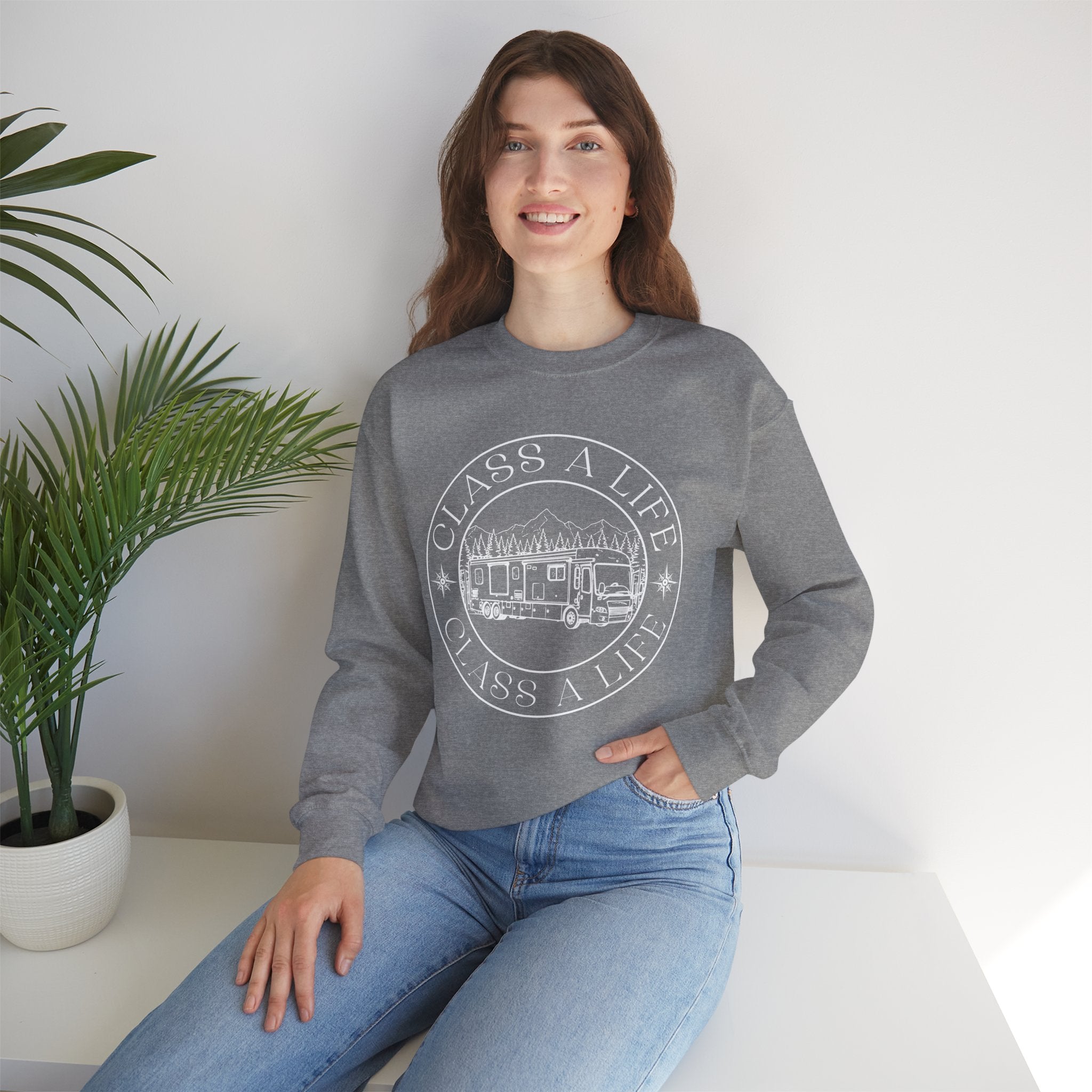 Class A Life RV Circle Graphic Sweatshirt