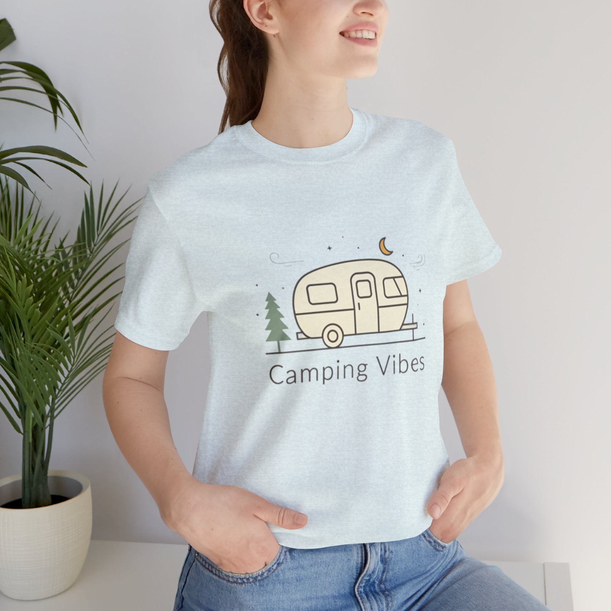 Camping Vibes T-Shirt — Retro Camper Graphic Tee
