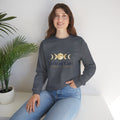 Cycle of Care Moon Phases Sweatshirt | celestial wellness, ritual calendar