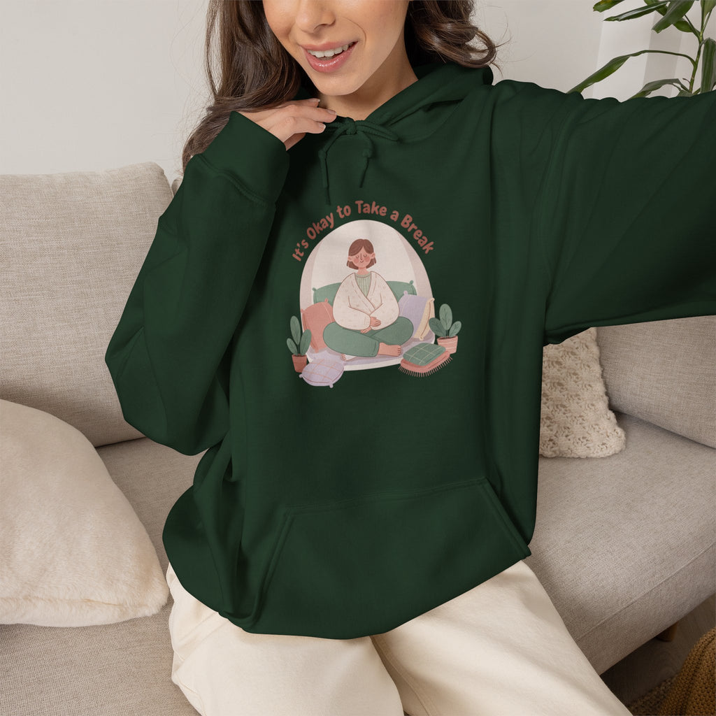 'It's Okay to Take a Break' Comfort Sweatshirt
