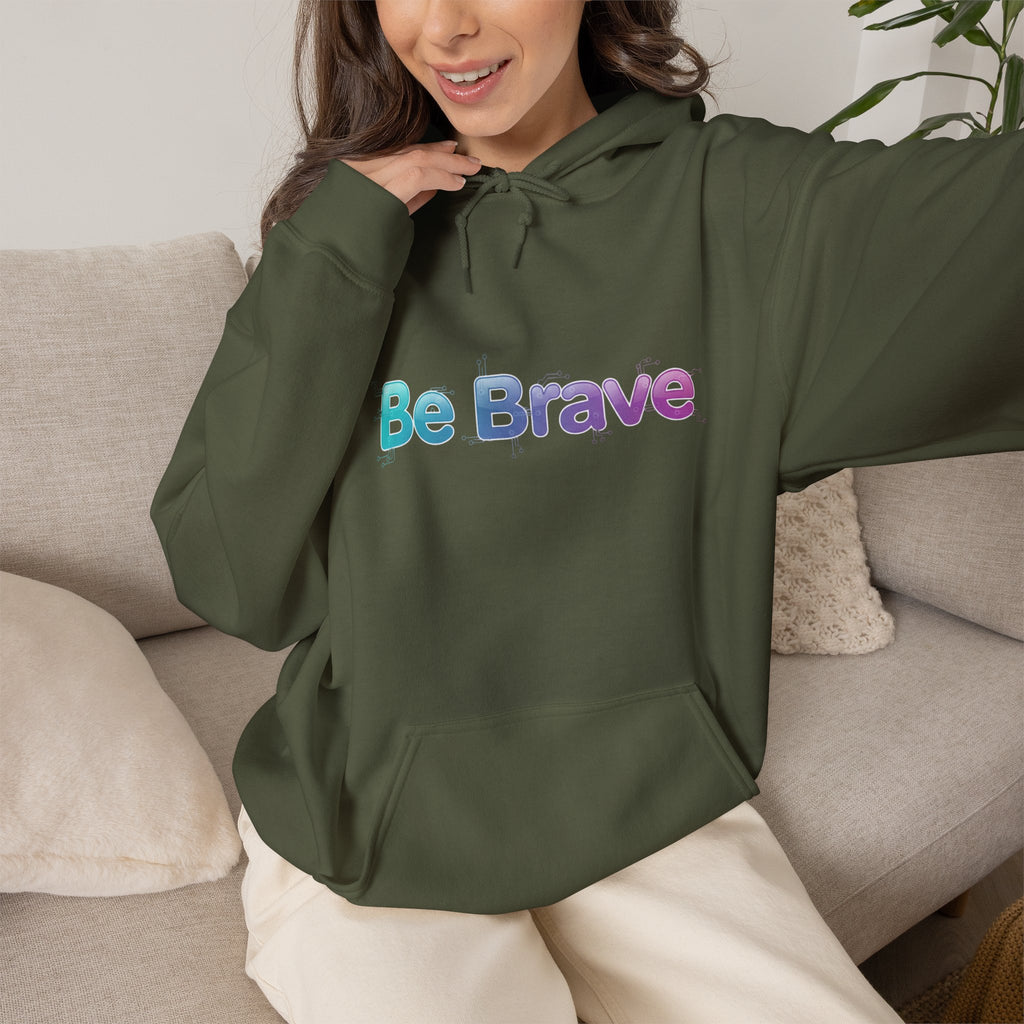 Be Brave Gradient Hoodie
