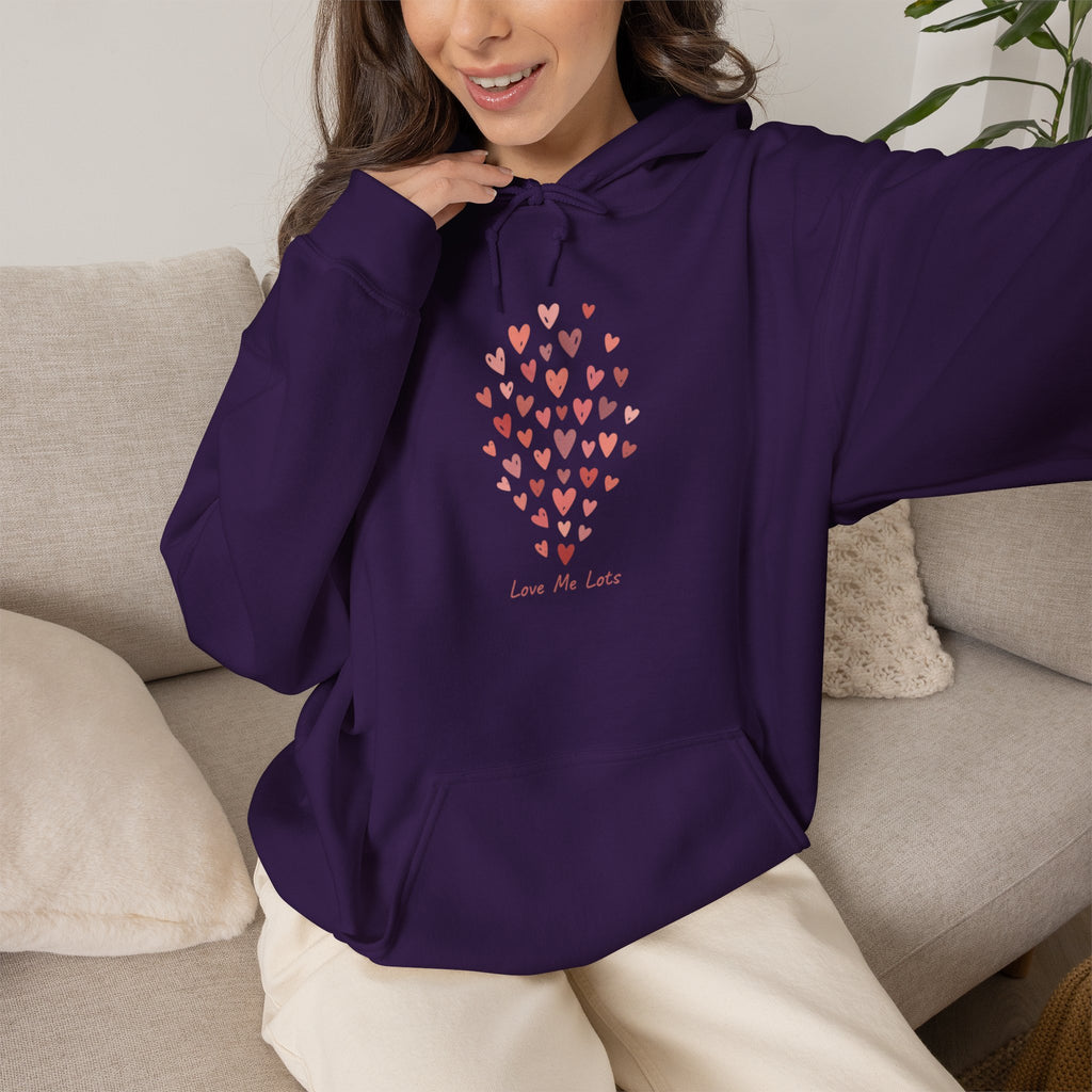 Love Me Lots Tiny Heart Cluster Hoodie