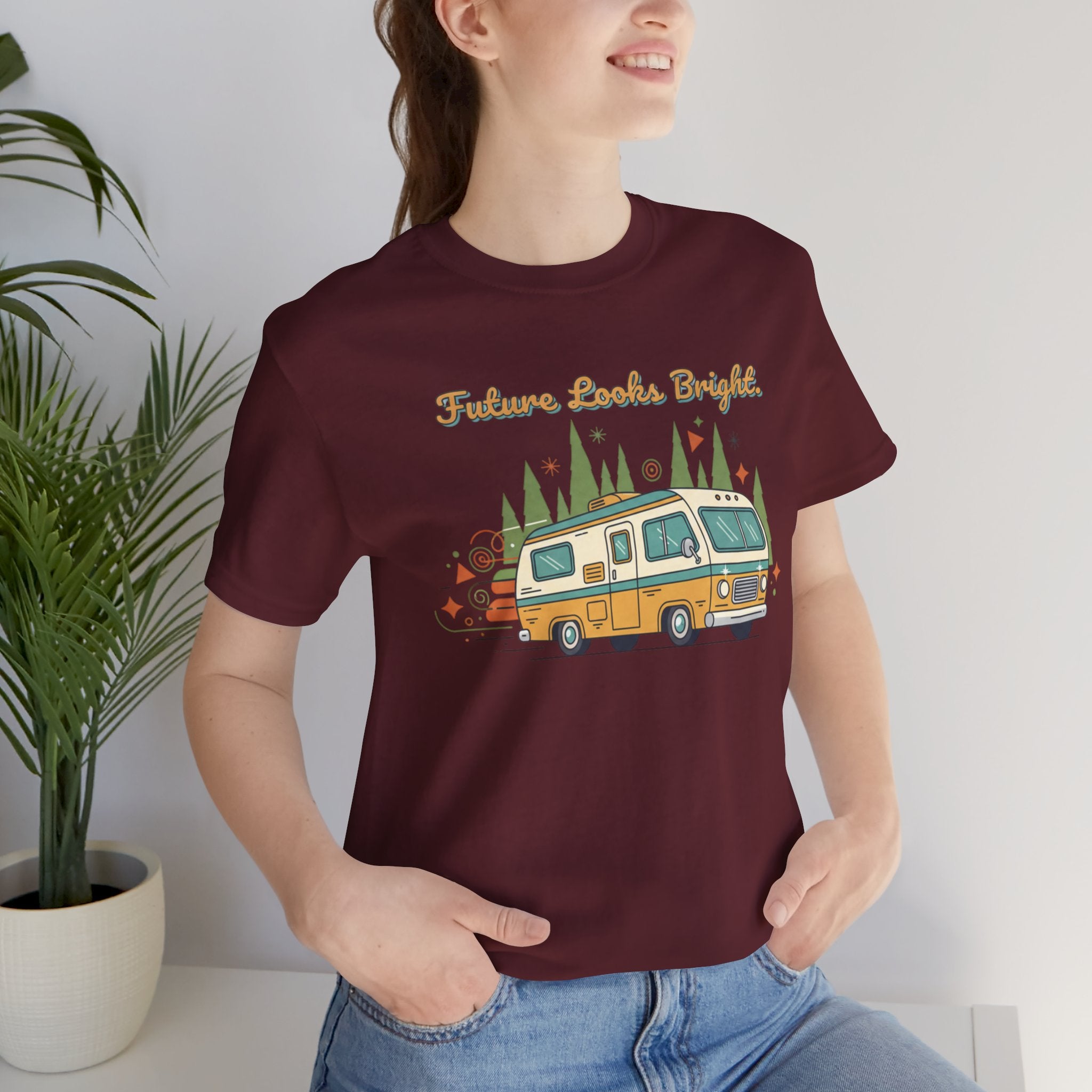 Future Looks Bright Camper Van T‑Shirt