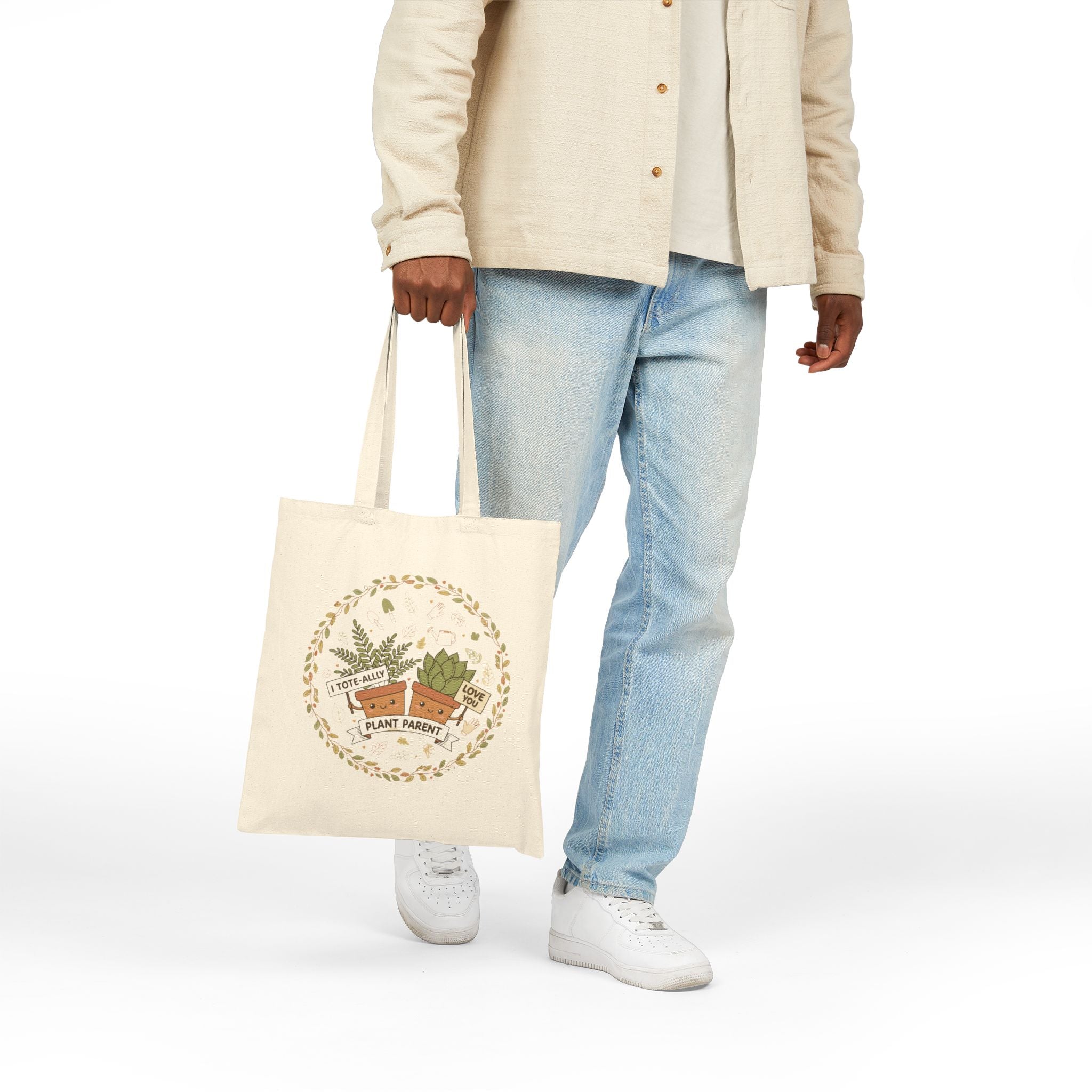 Plant Parent Canvas Tote Bag