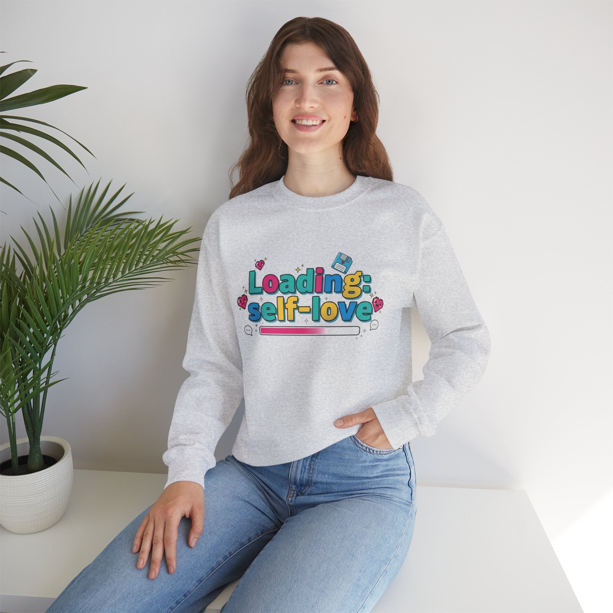 Loading Self-Love sweatshirt | Old Internet Aesthetic, 90s web nostalgia