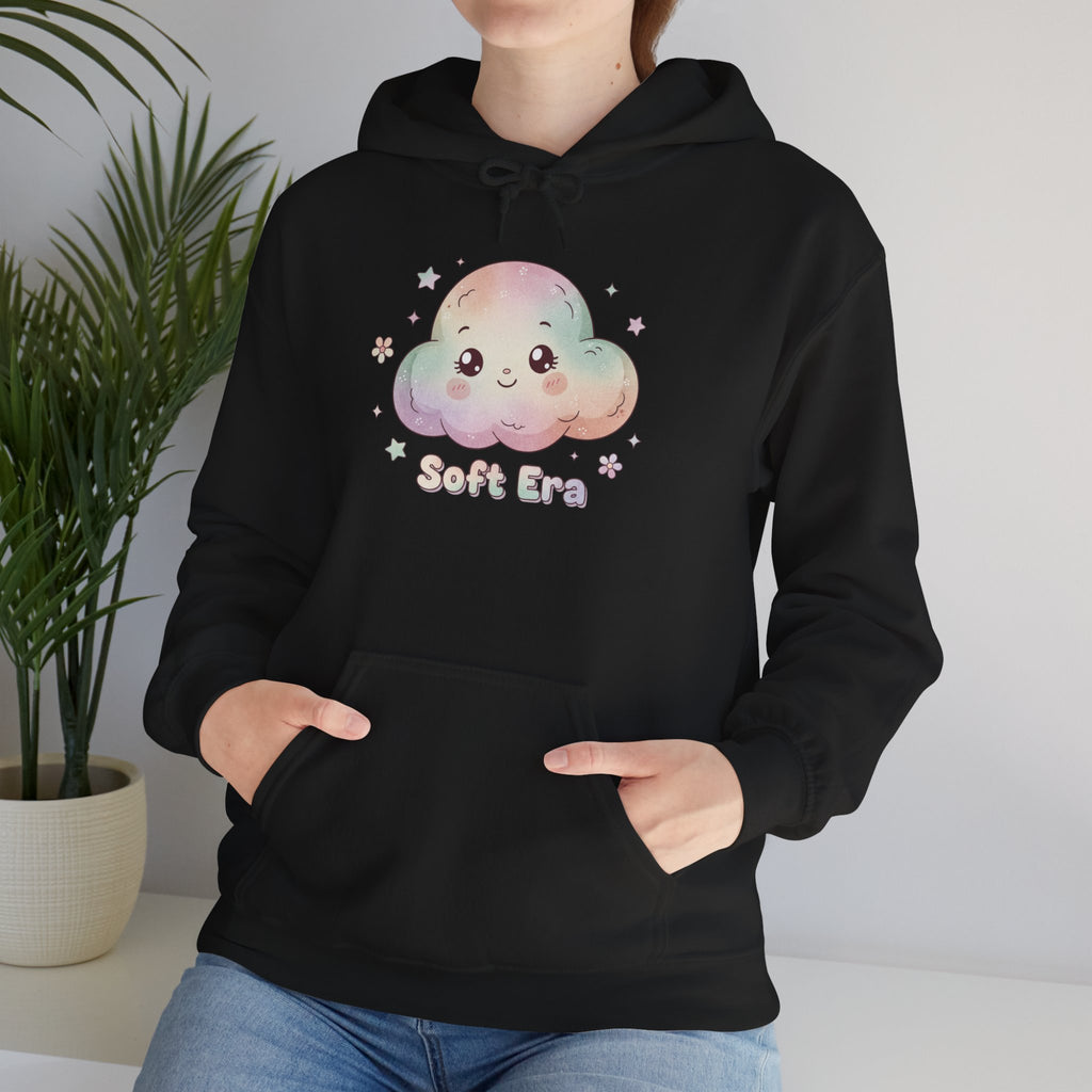 gentle cloud creature hoodie | wholesome surrealism, pastel kawaii