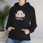 gentle cloud creature hoodie | wholesome surrealism, pastel kawaii