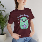 You're Loved Cute Monster Tee | kawaii therapy monster, pastel comfort