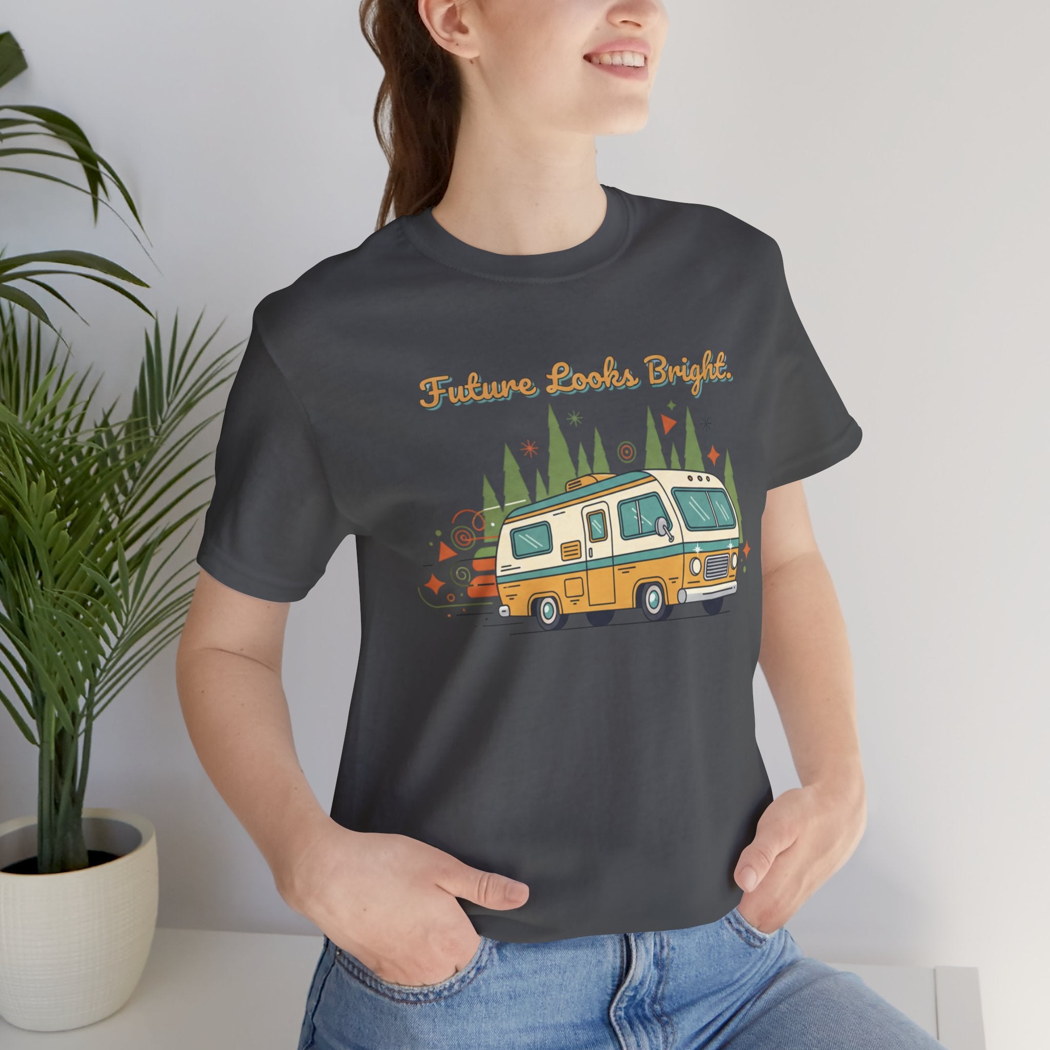Future Looks Bright Camper Van T‑Shirt