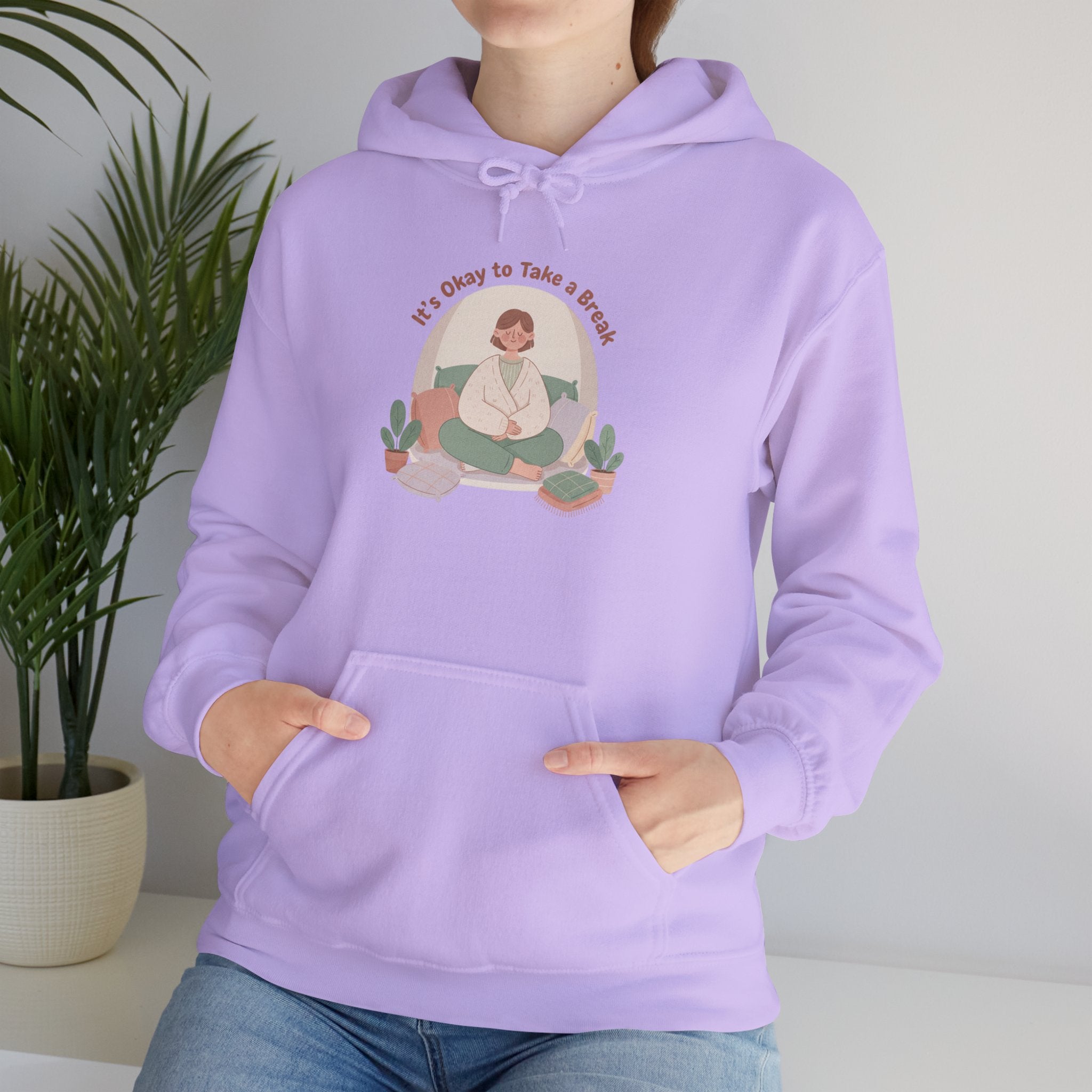 careful with me hoodie | burnout & mental health, self care sweatshirt