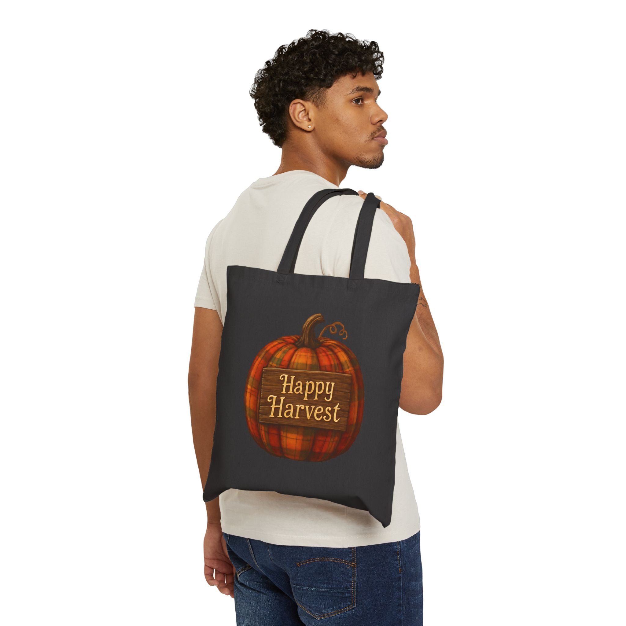 Happy Harvest Pumpkin Tote Bag