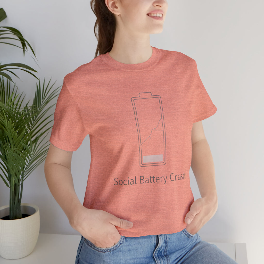 Social Battery Crash Tee