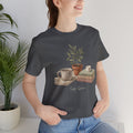 Gouache Still Life with Mugs & Books Safe Space T-Shirt