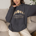 "Embrace Your Cycle of Change" Spiritual Graphic Sweatshirt