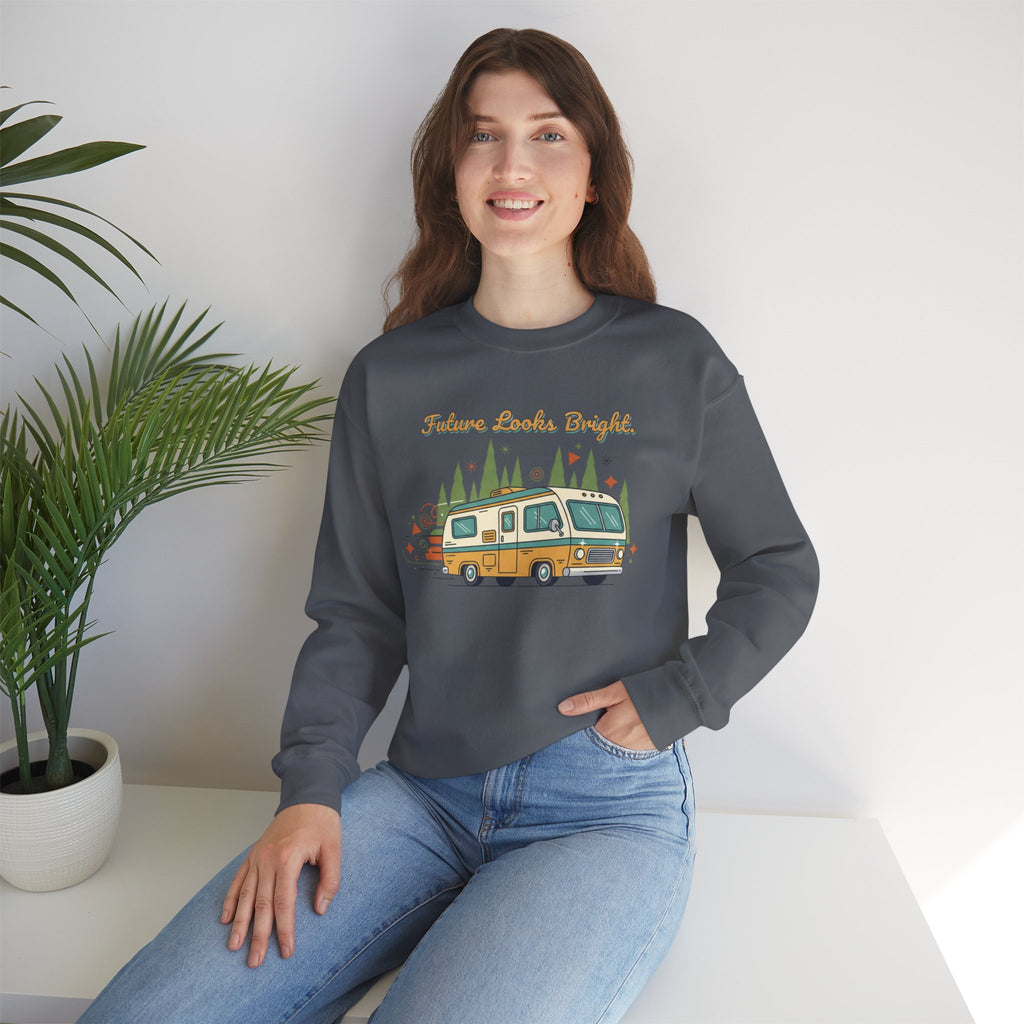 Future Looks Bright RV Camper Graphic Crewneck
